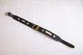 Halsband ausgeschweift, Silberbeschl�ge, Breite 40mm